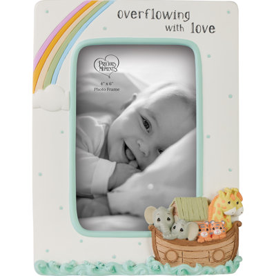 Precious Moments Noah's Ark Overflowing with Love Sculpted Photo Picture Frame