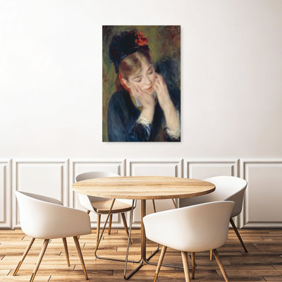 Reflexion 1877 Classic Contemporary Spring Wall Art Print by Pierre-Auguste Renoir - 1 Piece Wrapped Canvas Wall Art