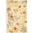 Emrick Hand Hooked Wool/Cotton/Latex Floral Rug in Beige-31779084