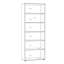 Shilu Modern, 2-door shoe cabinet with 5 shelves, engineered wood, beige, 68.7 cm W x 181.1 cm H x 36.5 cm D