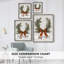 «Christmas Holiday Art», série 2-LXV III, reproduction encadrée - bois massif XMAI81846-1285657616