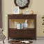 Console 4 tiroirs en bois de pin, 36 po avec 1 tablette de rangement pour le salon, la chambre à coucher, le couloir d'entrée-1975849738