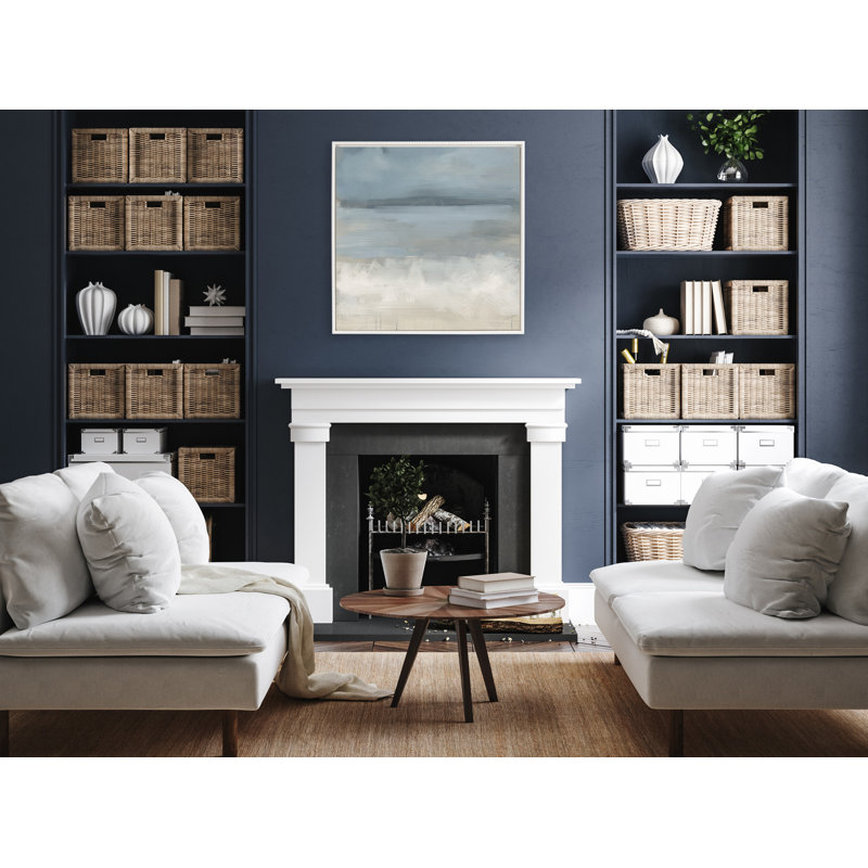 «The Blues» par Mary Sparrow, reproduction d'art sur toile encadrée