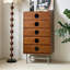 Commode d'appoint circulaire en acier inoxydable