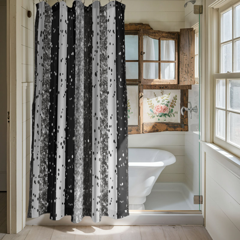 Rideau de douche Mono, H 74 po x l 71 po