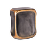 Formation Accent Table-Black/Gold-Sm