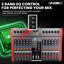 Console de mixage Bluetooth à 5 canaux avec table de mixage audio à 5 canaux et console de mixage Bluetooth avec retard de répétition + 48V