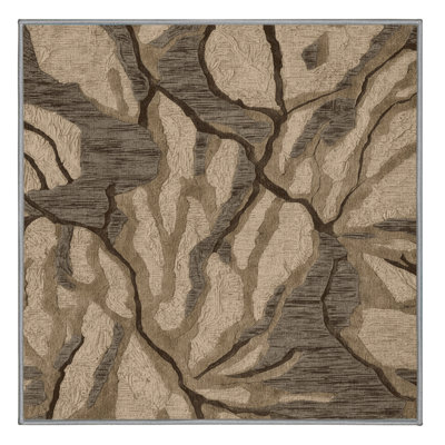 Machine Washable Nature Gray Area Rug