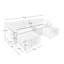 Ensemble de canapé 3 places avec repose-pieds et coussins décoratifs, structure robuste en bois massif en élégant tissu chenille texturé, parfait pour les salons, les salons, les bureaux ou les hôtels en orange brûlé-2070704634