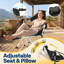 Portable Hammock Camping Chair with Adjustable Pillow, Back and Height