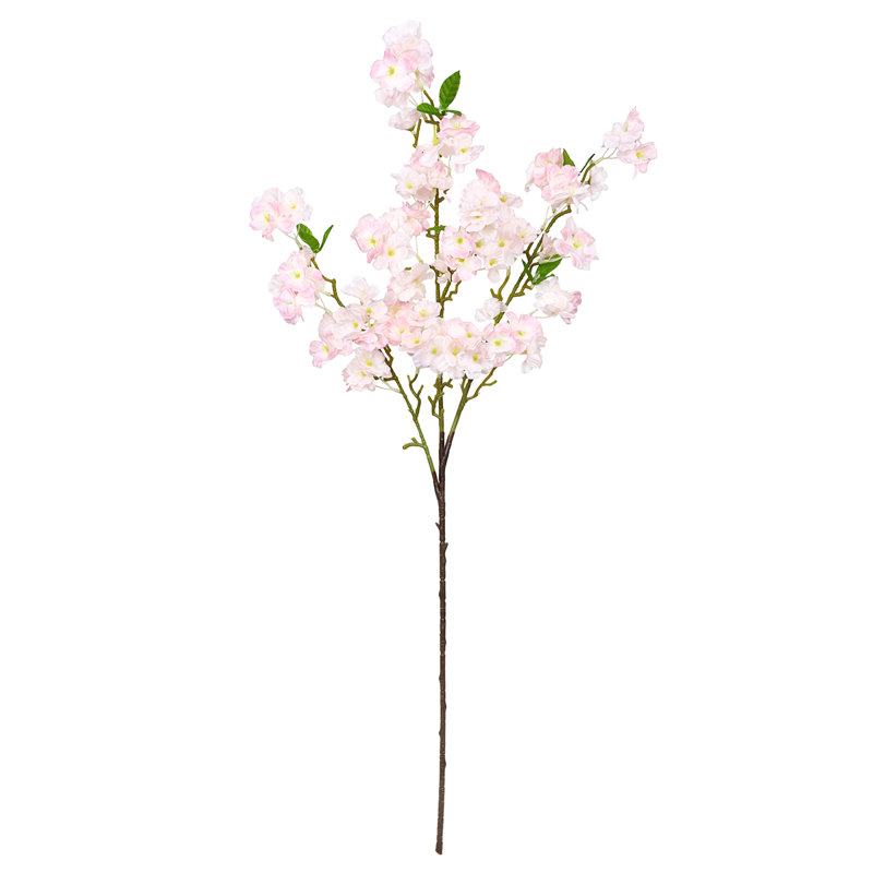 Tige de fleur de cerisier artificielle Coso, Rose clair