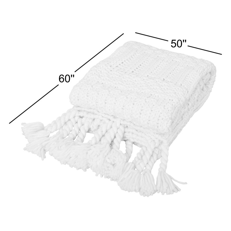 Ganya Chunky Sweater Knit Throw