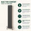 Uxbridge Vertical Traditional Colosseum Radiator-40191331-40191333