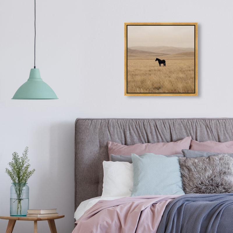 The Middle Print by Oliver Gal, 17" H x 17" W, Gold Floater Frame