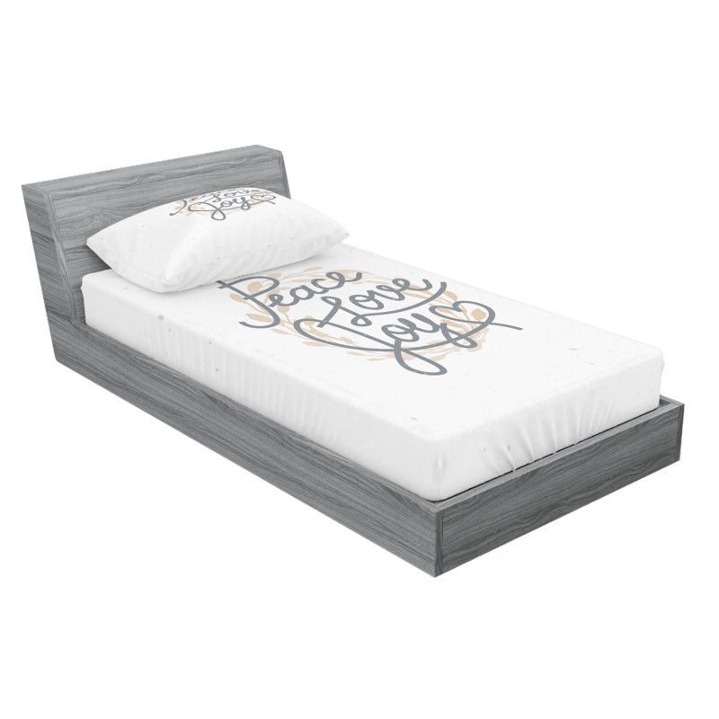 Microfiber Sheet Set, Twin XL Sheet Set with Fitted Sheet
