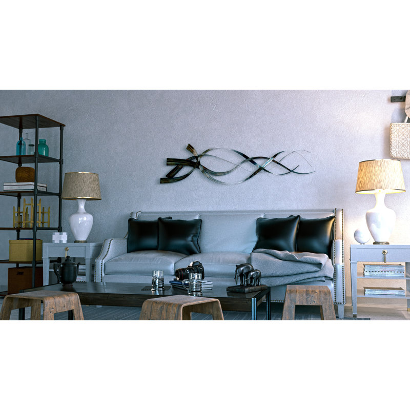 Handmade Modern Abstract Wall Decor on Metal