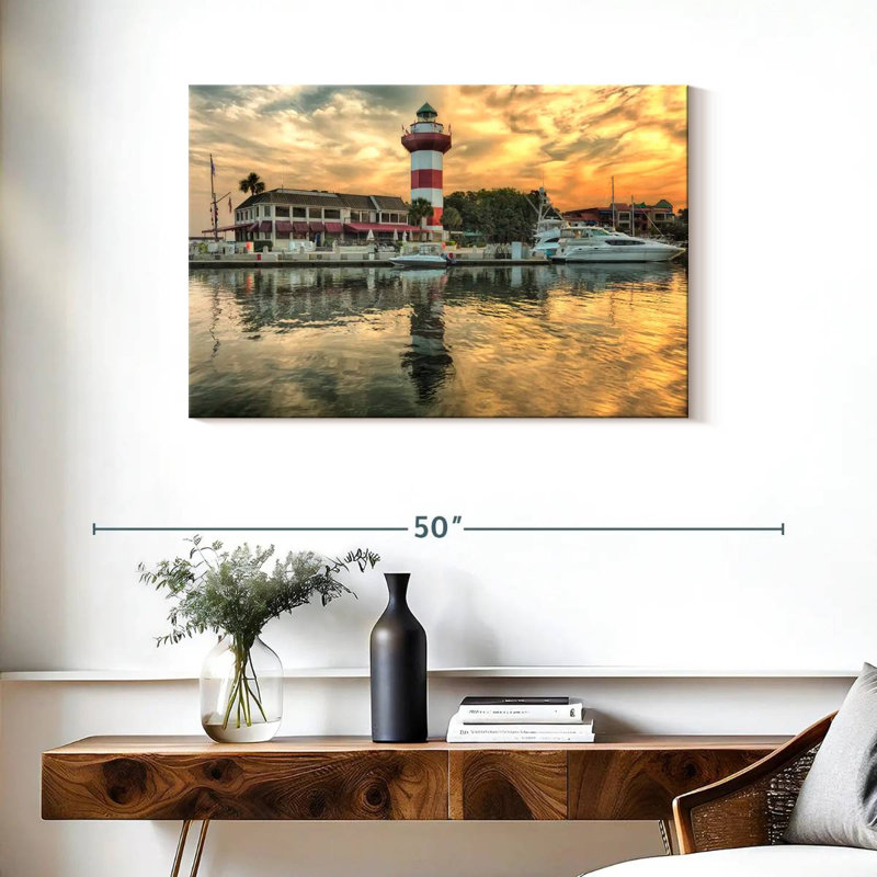 Hilton head lighthouse Aletra, H 24 po x l 36 po