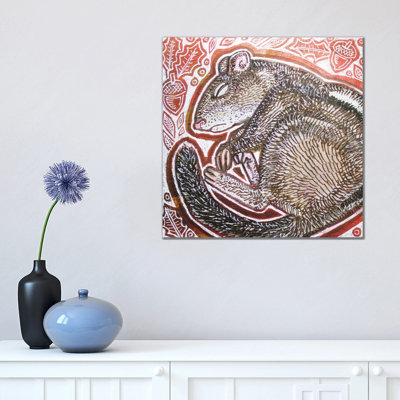 Chipmunk 1 Piece Wall Art on Canvas
