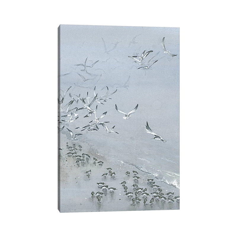 "Fogbound I" par Maggie Vandewalle-reproduction d’art, Toile tendue, H 18 po x l 12 po x 1,5 po, Pas de tapis