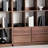 Solid wood black walnut bookcase