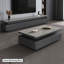 Table basse rectangulaire en bois manufacturé gris-1615180023