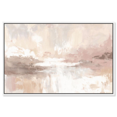 «Beige Dissolve II Boho», reproduction d'art sur toile par Art Remedy