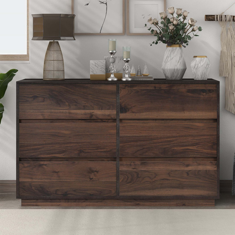 Armoire de rangement en bois avec 6 tiroirs