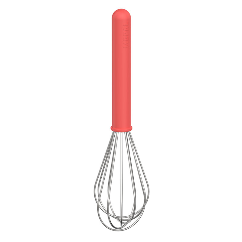 Mepal Stainless Steel Whisk Chef It 25cm - Chalk, 25cm L, Orange