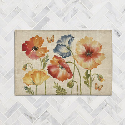 Tapis multi couleur aquarelle