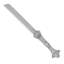 Mardi Gras Stainless Steel Cake Knife