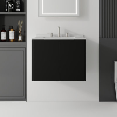 Meuble-lavabo flottant avec lavabo