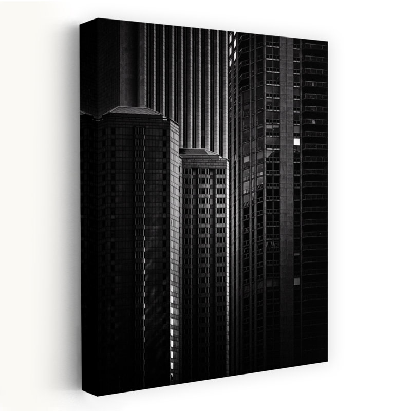 Some Light Modern Abstract Architecture City Wall Art by Roland Weber - Wrapped Canvas Print, 152.4 cm H x 101.6 cm W