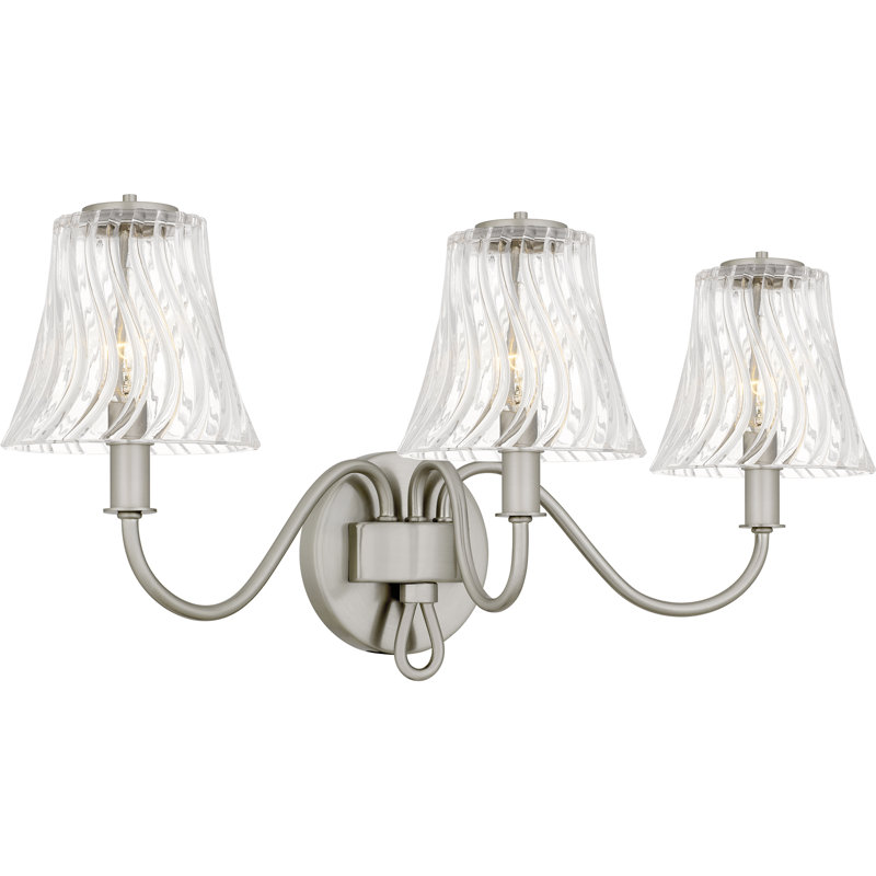 Amarieon 3-Light  Bath Light, Brushed Nickel