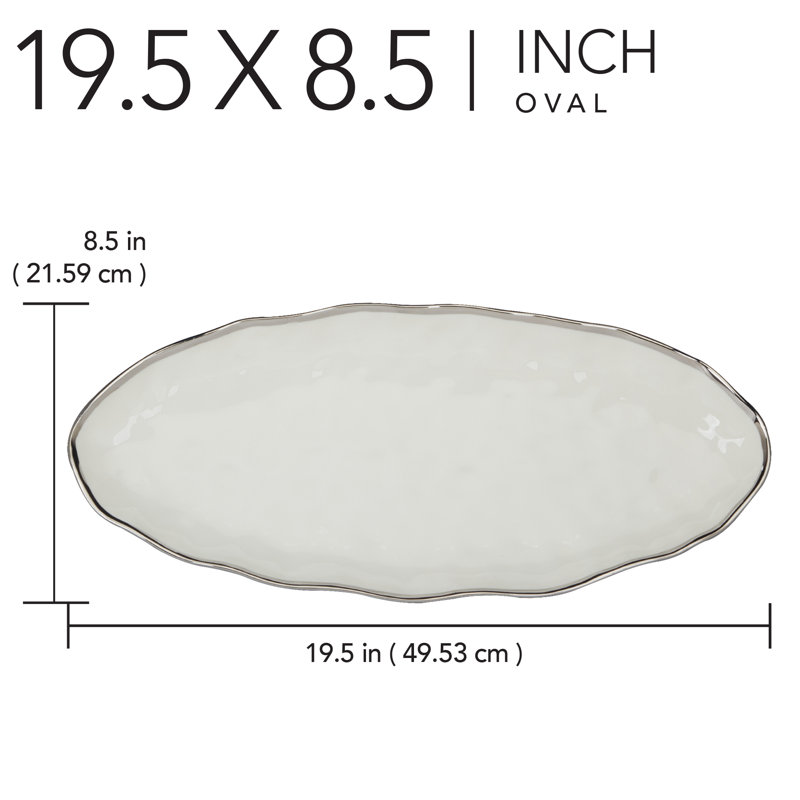 Regency Silver Oval Fish Platter