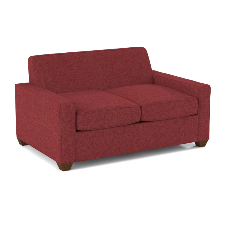 Avery Full Sleeper Sofa, Montana Walnut, Dorset Cherry, Hybrid