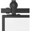 Ensemble de quincaillerie de porte de grange simple en acier noir JUBEST (simple)-89967098