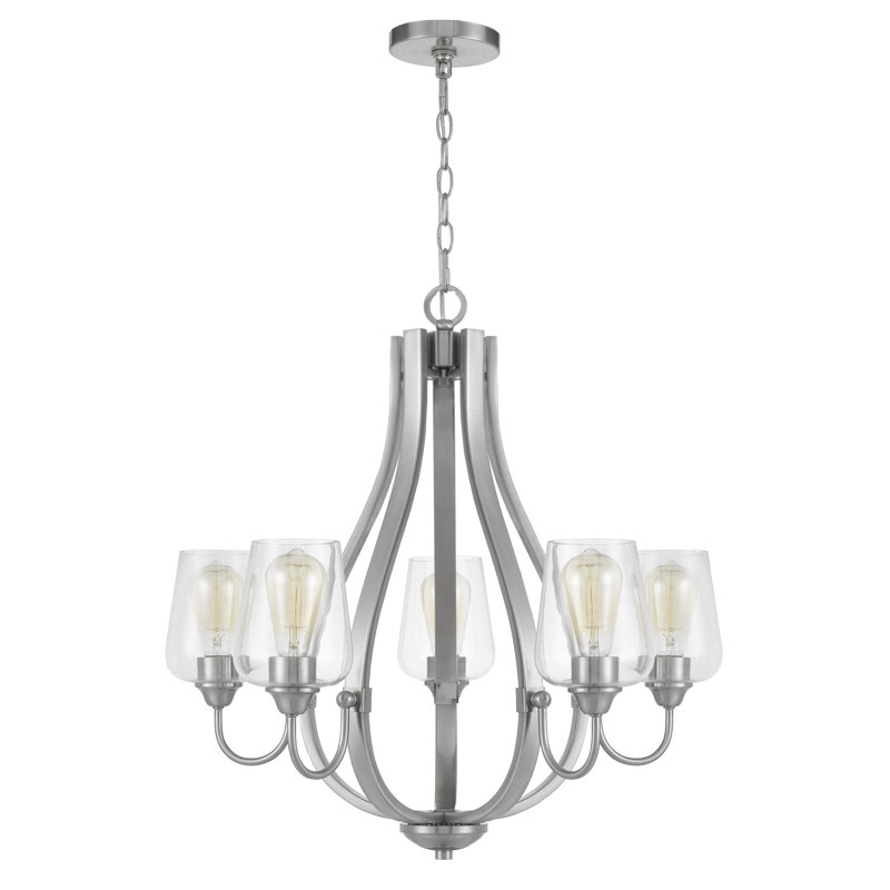 5 - Light Dimmable Empire Chandelier