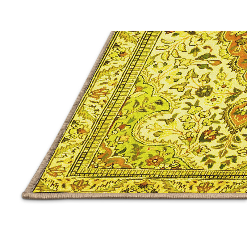 Washable Oriental Indoor Rug, Rectangle 2' x 3'