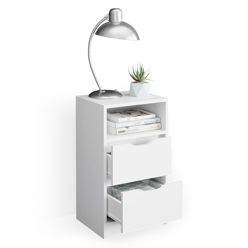 Alsey 38 cm W Bedside Table