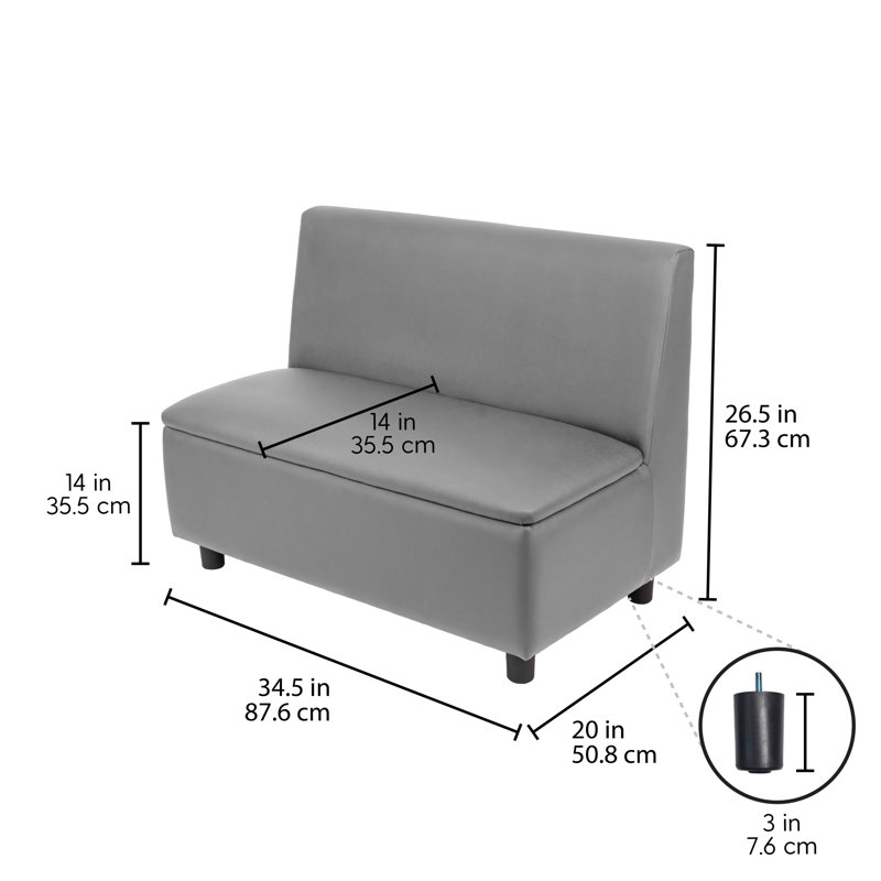 Canapé modulaire Kid Comfort - gris, Gris