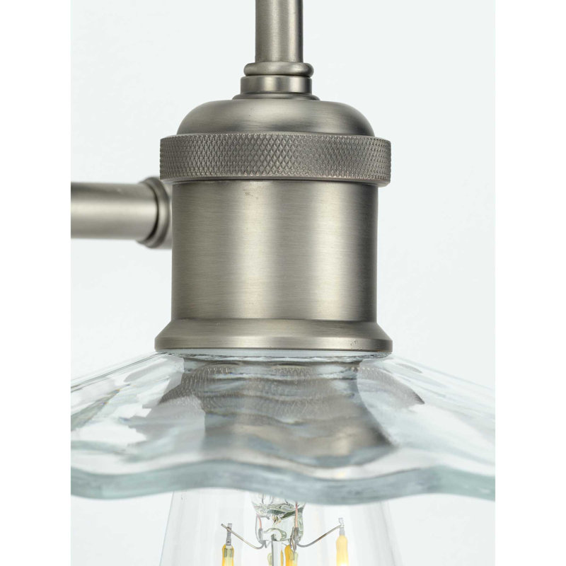 Éclairage pour meuble-lavabo à intensité variable Hodge, Nickel antique