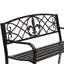 Banc de parc en métal Barty