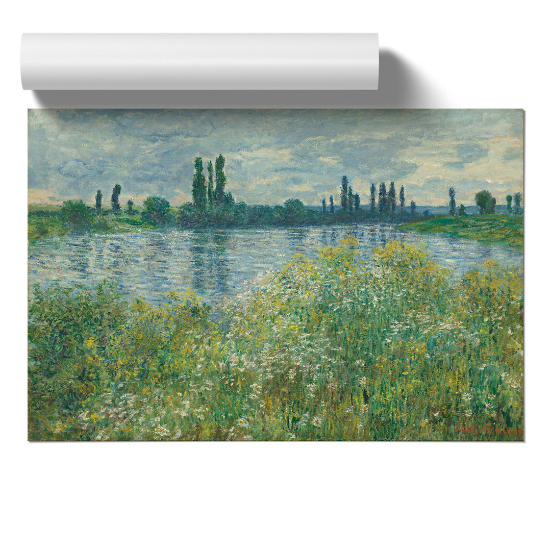 Banks of the Seine by Claude Monet - Frameless Print