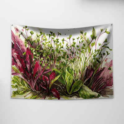 Tapisserie murale «Légumes Amaranth»