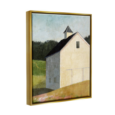 «Countryside Hills Barn Scenery» par Suzanne Nicoll - peinture sur toile