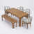 Grey Wicker/Teak Finish est en rupture de stock