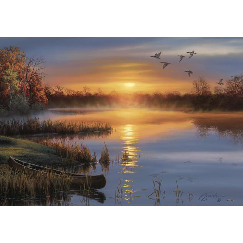 « automne solitude » par darrell douille, reproduction d’art