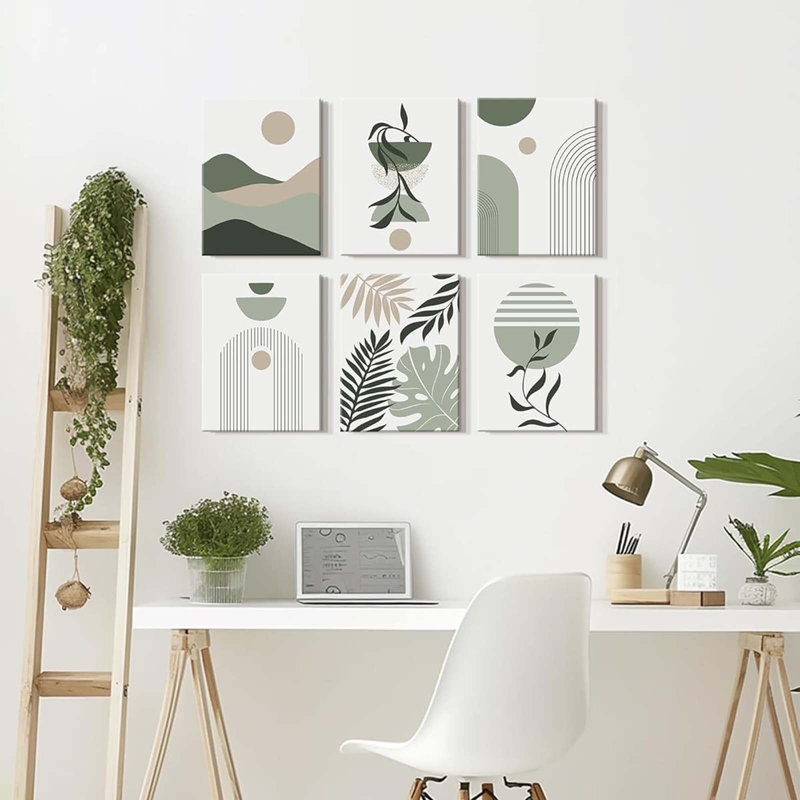 6 Piece Wrapped Canvas Print