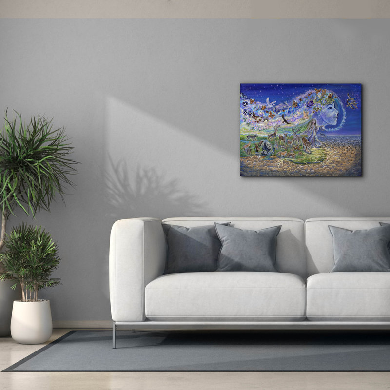  «Trail Of Restoration» par Verena Wild, art mural sur toile, 54 po x 40 po, H 26 po x l 34 po