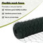 Hexagon Fence Green Steel-1341268831